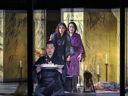 Scènes de l'opéra Madame Butterfly. Avec l'aimable autorisation du Festival d'Aix-en-Provence