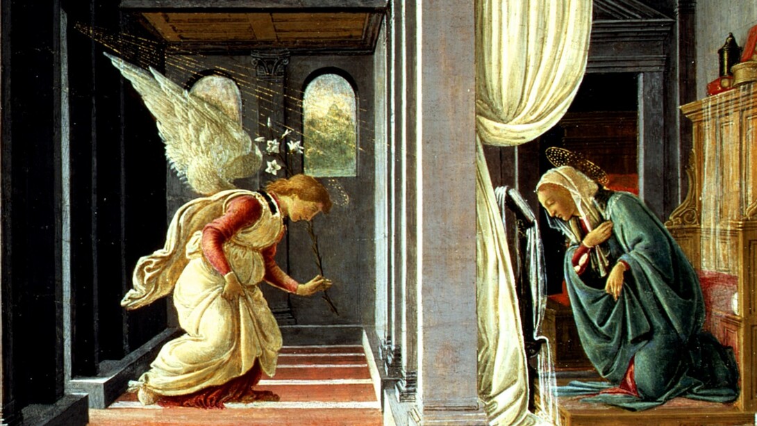 "Annunciazione", 1485, Sandro Botticelli, Metropolitan Museum of Art, New York, USA