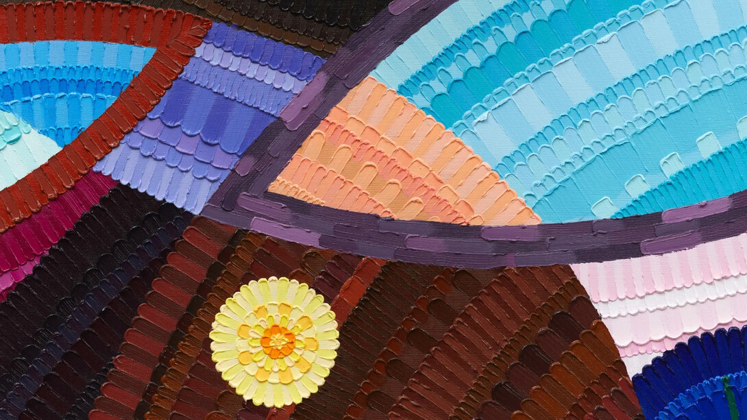 June Edmonds, Sidereal perigee (detail), 2025. Courtesy of Galerie Lelong