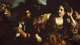 Guercino - Semiramide riceve la notizia della rivolta di Babilonia, 1624