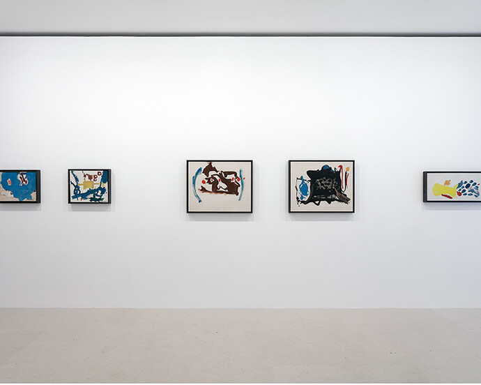 Helen Frankenthaler, Exhibition view. Courtesy of Gagosian