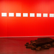 Ken Hiratsuka and Ken Hamazaki, Red rock, exhibition view. Courtesy of the Bishop Gallery