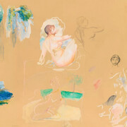 Auguste Renoir, Feuille d'études. Cortesía del Musée d'Orsay