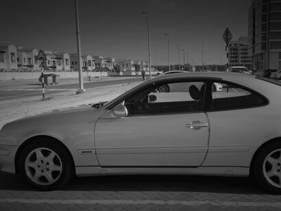 The author's beloved "Gracie," the car she used to get around Abu Dhabi when walking wasn't an option, UAE