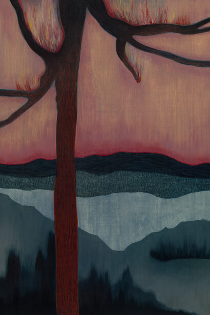 Anne Rothenstein, Fire and ice, 2024. Courtesy of Stephen Friedman Gallery