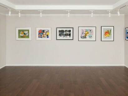 Beatrice Mandelman And The Sixties, Exhibition view. Courtesy of Rosenberg & Co.