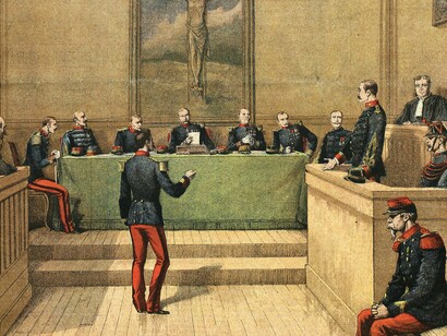 El «Petit Journal» del 23 de diciembre de 1894: Dreyfus ante el tribunal militar