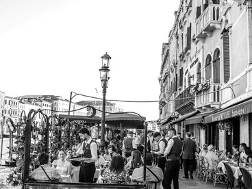 Ristorante Saraceno, esterno. Venezia, Italia