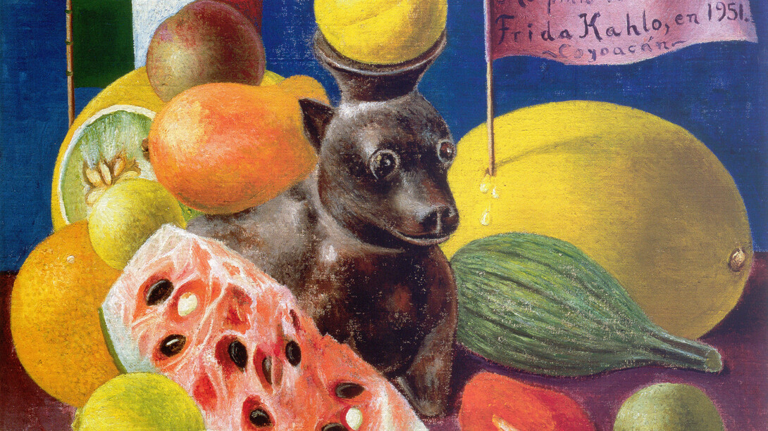 Frida Kahlo, Still life (I belong to Samuel Fastlicht), 1951. Courtesy of the Dallas Museum of Art 