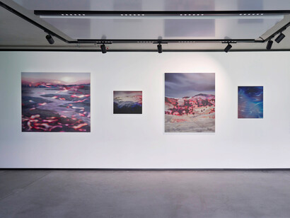 Various artists, Where Earth meets sky, exhibition view. Courtesy of König Gallery