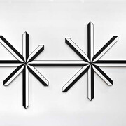 Galerie Praz Delavallade. Paris, Philippe Decrauzat, Sans titre, 2009, acrylique sur toile, Courtesy de l'artiste et Praz-Delavallade, Paris
