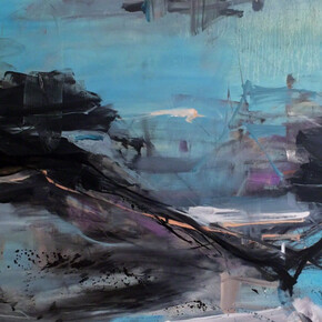 Tom Lieber, Turquoise Swell, 2016. Courtesy of Dolby Chadwick Gallery