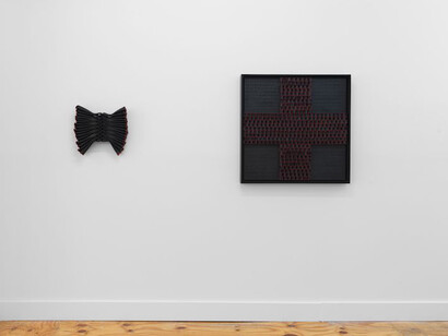 Brenda Mallory, Of seasons and cycles, exhibition view. Courtesy of Marinaro