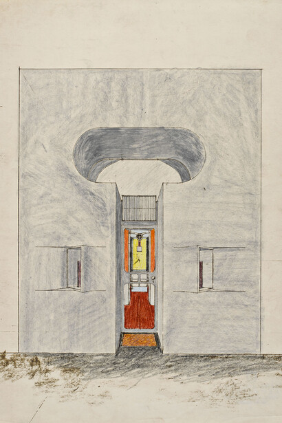 Hans Hollein, Élévation, 1964 - 1965. Courtesy of Centre Pompidou
