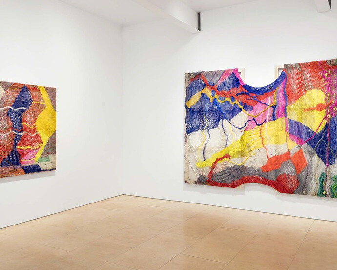 Channing Hansen, Exhibition view. Courtesy of Stephen Friedman Gallery
