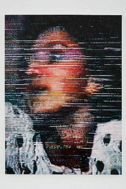 Kon Trubkovich, A crumpled draft in closed palm, 2014, Oil on linen, 72 x 60 inches 182.9 x 152.4 cm