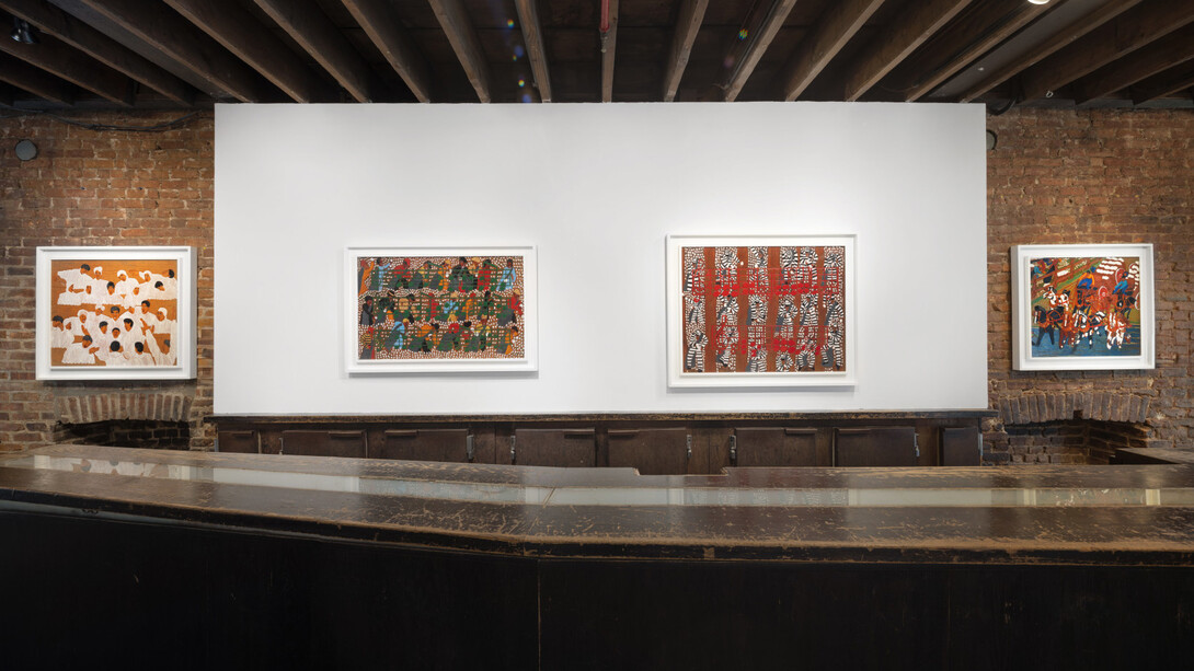 Winfred Rembert, Refuge, exhibition view. Courtesy of Fort Gansevoort