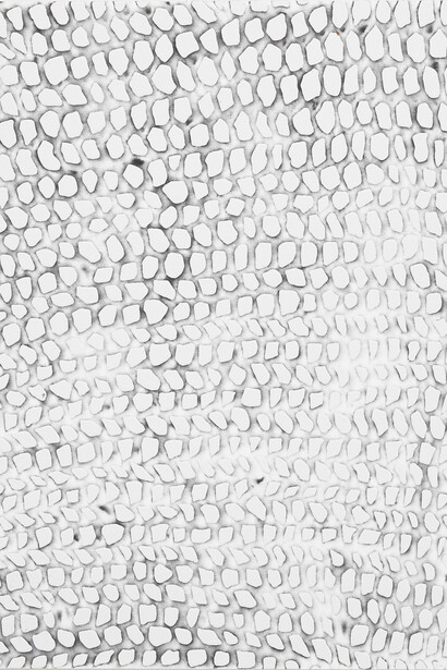 Michelle Grabner, Untitled (detail), 2014, Enamel on panel, 20 x 16 x 7/8 in., 50.8 x 40.6 x 2.2 cm