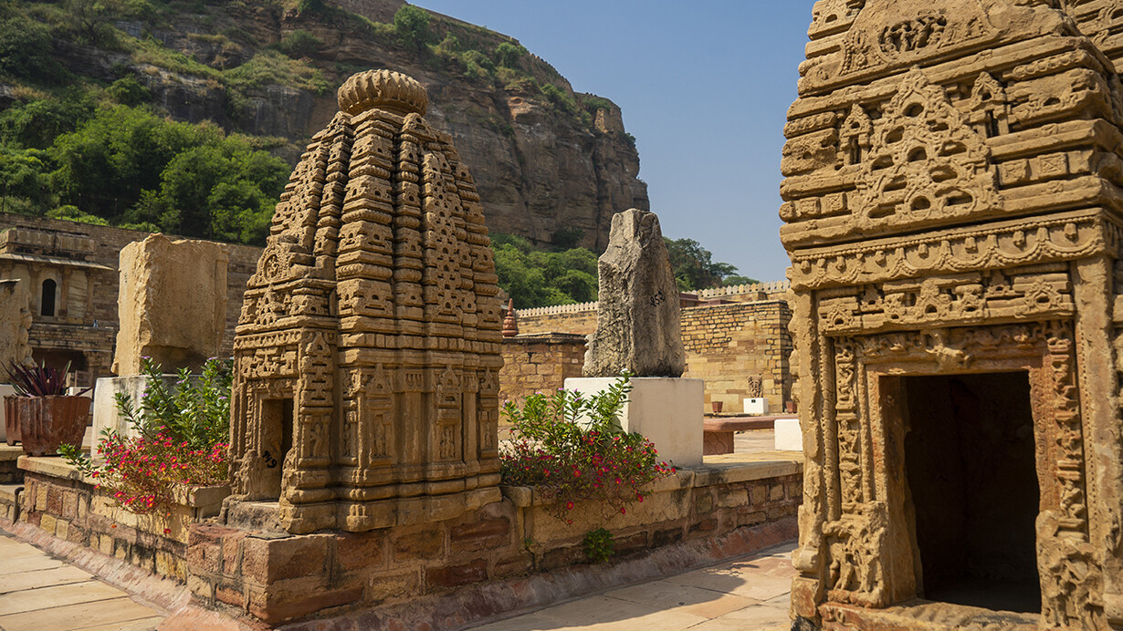 Gujari Mahal Archaeological Museum in Madhya Pradesh, India
