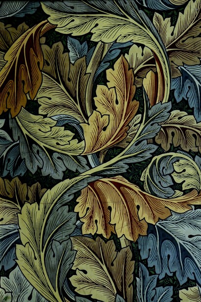 William Morris, Acanthus wallpaper, designed 1874. Courtesy of William Morris
Gallery
