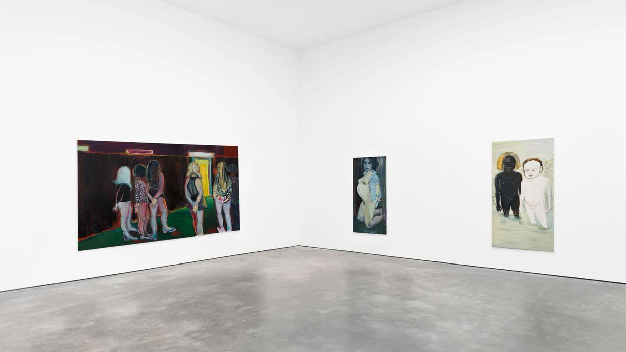 Various artists, Circa 1995. New figuration in New York, exhibition view. Courtesy of David Zwirner Gallery