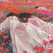 Kate Tov, Lullaby for the lost (detail), 2025. Courtesy of Eleanor Harwood Gallery