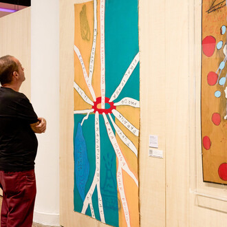 Varios artistas, FAAP en la colección del MAM: la formación del artista, vista de exhibición. Cortesía de Museu de Arte Moderna