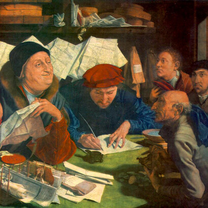 Marinus van Reymerswaele, The Notary, 1542