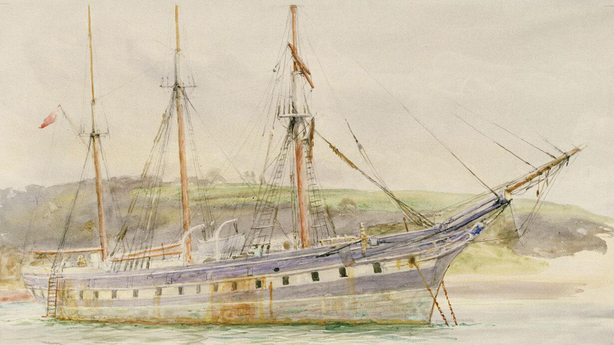 William Lionel Wyllie, Drawing. Courtesy of National Maritime Museum
