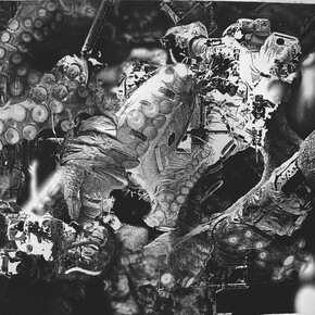 Tudi Deligne, Sans titre 6.4, 2011, Crayon noir sur papier, 65 x 42 cm, Courtesy de l'artiste et Galerie Mariska Hammoudi