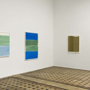 Silvia Bächli, Lines are telling stories, exhibition view. Courtesy of Galleria Raffaella Cortese 