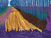 David Hockney, Winter timber, 2009. Courtesy of Fondation Louis Vuitton