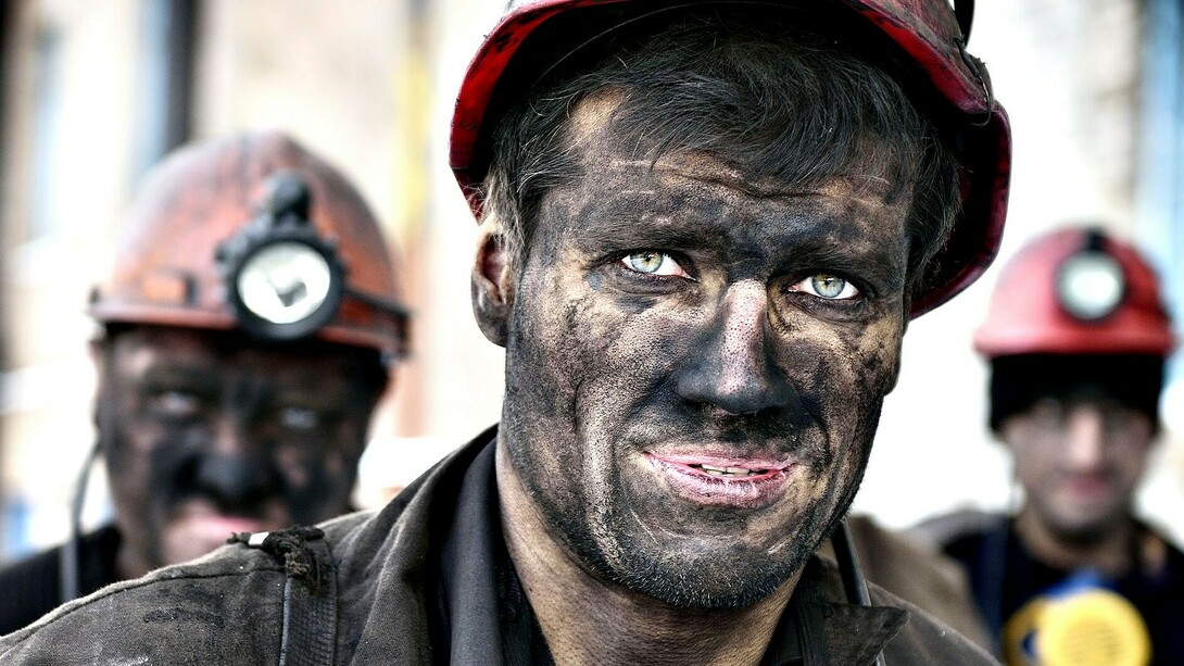 Mineros en una explotación de carbón