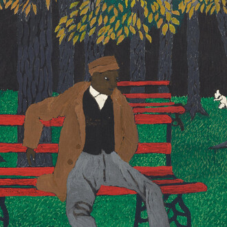 Horace Pippin, The park bench, 1946. Courtesy of Philadelphia Museum of Art