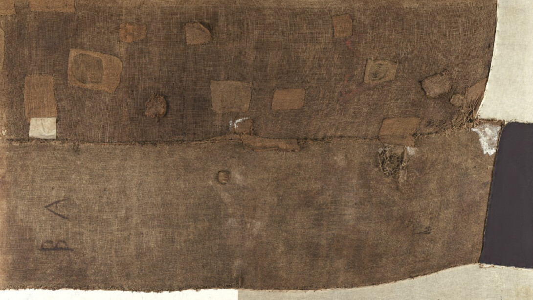 Alberto Burri, "Grande Sacco", 1952, Galleria Nazionale d'Arte Moderna e Contemporanea, Roma, Italia