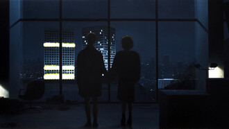 Fight Club (David Fincher, 1999), olio su tela, 83,5 x 200 cm, 2017