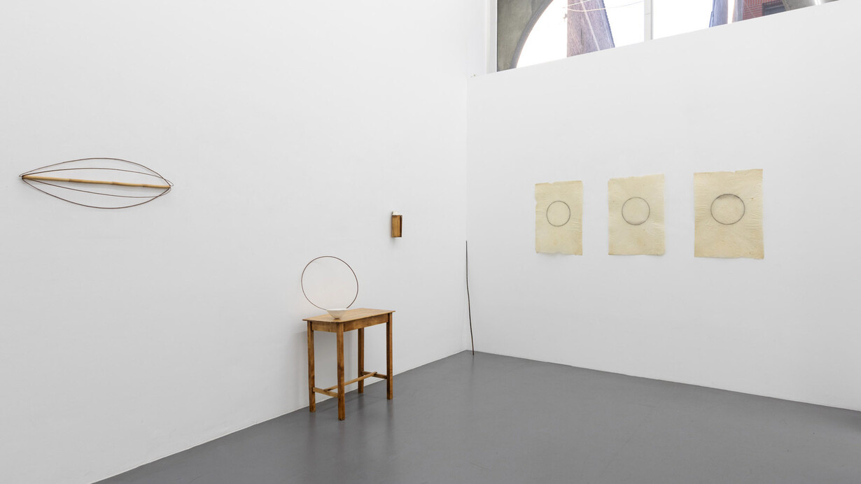 Jean-Georges Massart, To choose to make visible / The almost nothing, exhibition view. Courtesy of Rossicontemporary