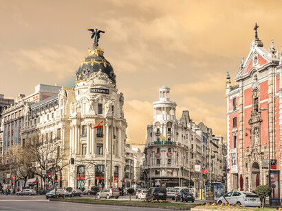 Vista del centro de Madrid