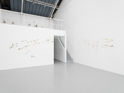 Apollinaria Broche, The unspoken rules of secret play, exhibition view. Courtesy of Galerie Hussenot