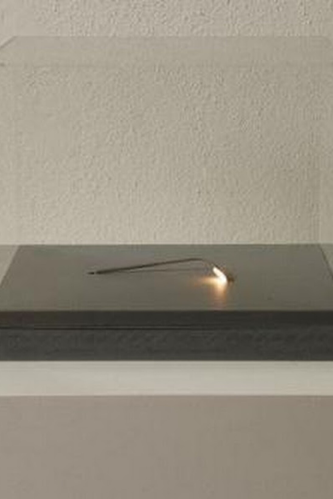 Bedwyr Williams, OO/HO, 2012, Model lamp post MDF, acrylic. Courtesy of Workplace Gateshead