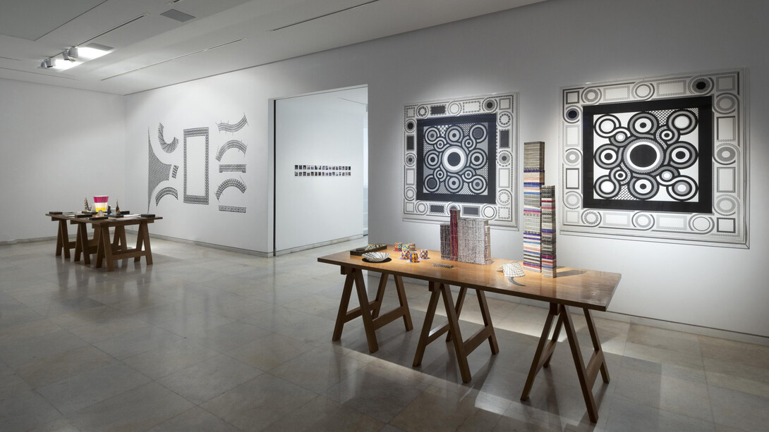 Nikos Alexiou, The end. A study on the infinite, exhibition view. Courtesy of Zoumboulakis Gallery 