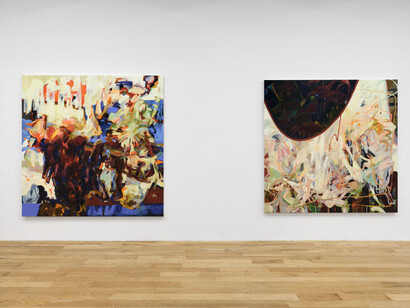 Nina Kintsurashvili, I met a traveller, exhibition view. Courtesy of Polina Berlin Gallery