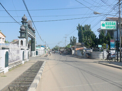 Nel centro di Martapura