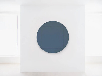 Robert Mangold, Paintings 1973-2012, exhibition view. Courtesy of Mignoni Gallery