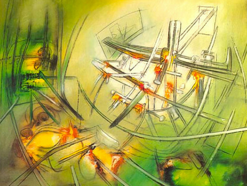 Roberto Matta, The Violence of the Machines (1953)
