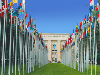 Palais des Nations, Avenue de la Paix, Geneva, Switzerland- The global center of gravity is shifting inexorably to the South