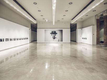 Ruediger Glatz. Reflecting Pasolini, exhibition view. Courtesy of Palazzo delle Esposizioni 