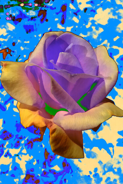Masood Kamandy, Night Flower (Blue), 2016. Courtesy of Luis De Jesus Los Angeles