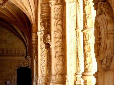 Il Monastero dos Jerónimos, Lisbona, Portogallo
