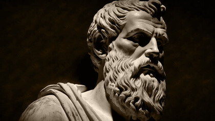 Busto del filósofo Parménides